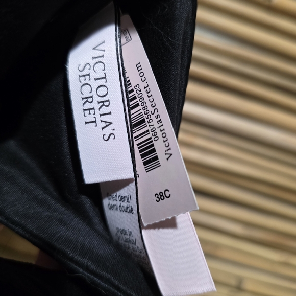 Victoria's Secret Front Closure Black Lace Halter Bra 38C New With Tags Sexy - Picture 6 of 8